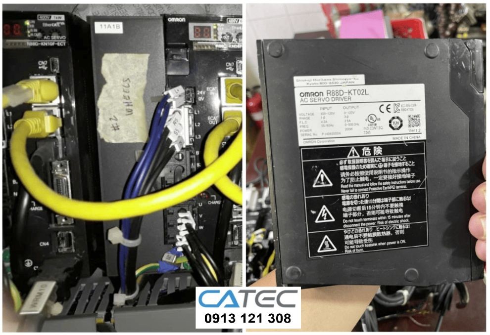 Địa Chỉ Sửa Chữa AC servo Omron Lỗi Mất Nguồn, Màn hình Không hiển thị Bảo hành, Lắp Đặt Tại Nhà Máy    