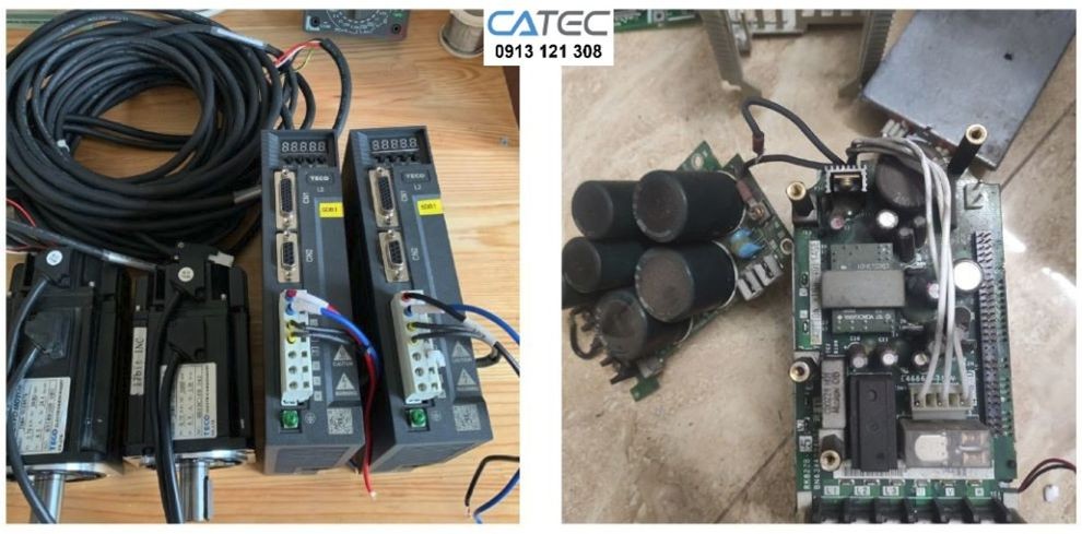 Địa Chỉ Sửa Chữa AC servo Teco Lỗi Mất Nguồn, Màn hình Không hiển thị Bảo hành, Lắp Đặt Tại Nhà Máy  