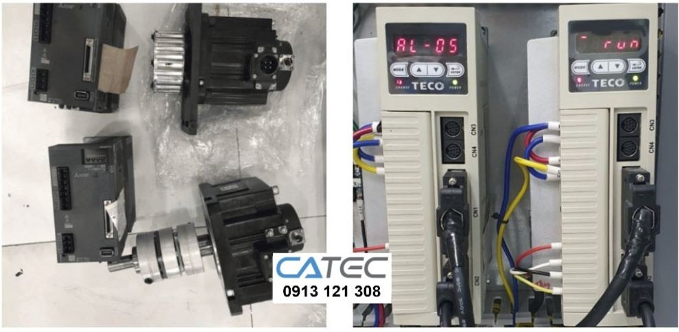 Địa Chỉ Sửa Chữa AC servo Teco Lỗi Mất Nguồn, Màn hình Không hiển thị Bảo hành, Lắp Đặt Tại Nhà Máy  