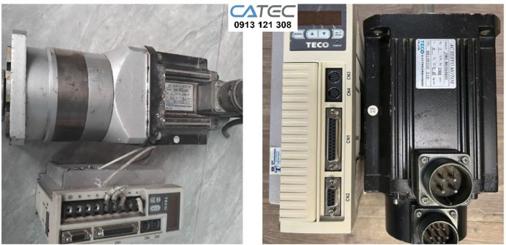 Địa chỉ Sửa chữa servo motor Teco lỗi encoder, lỗi kẹt tải bể bạc đạn bể thắng