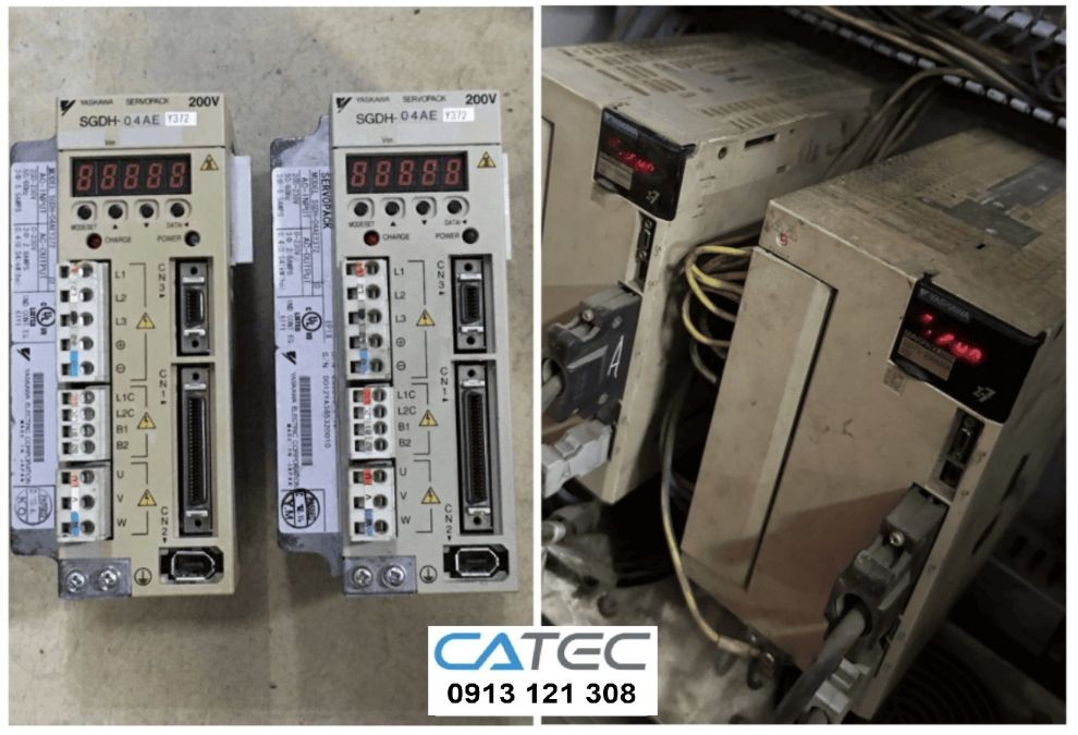Địa Chỉ Sửa Chữa AC servo Yaskawa Lỗi Mất Nguồn, Màn hình Không hiển thị Bảo hành, Lắp Đặt Tại Nhà Máy