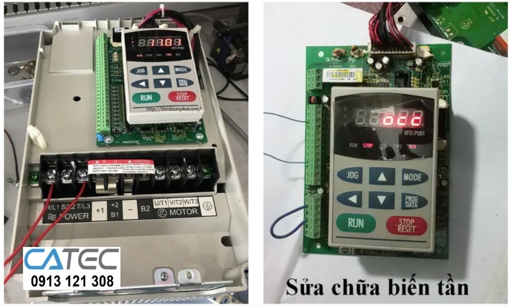 Nhận sửa chữa tất cả dòng biến tần Delta – Bảo hành 3–6 tháng