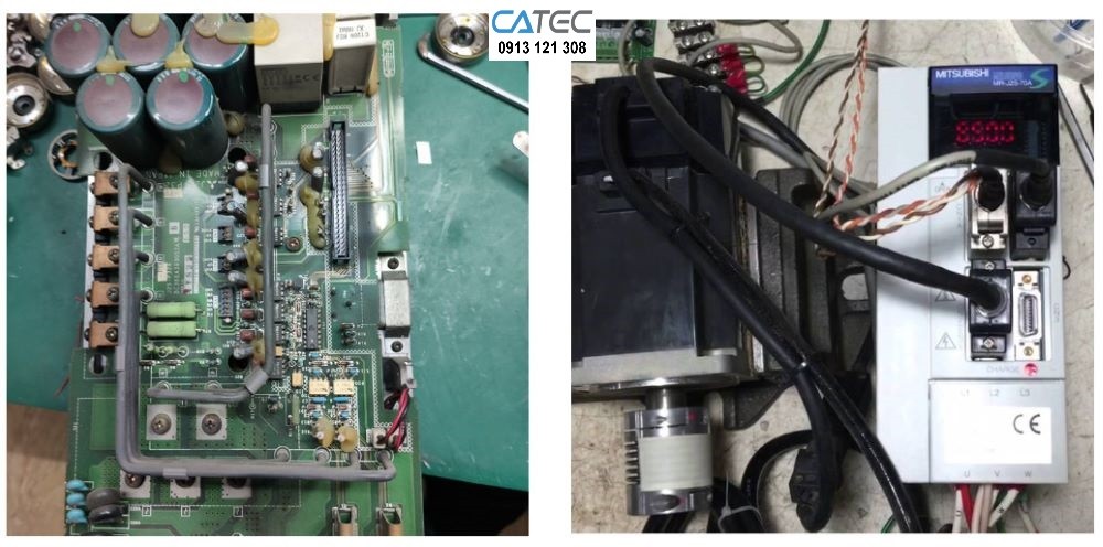 Sửa chữa AC servo hãng Mitsubishi Uy tín, Giá tốt chỉ có tại Catec