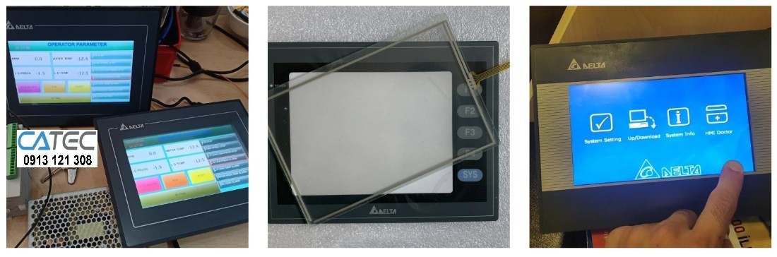 Dịch Vụ Thay Cảm Ứng & LCD HMI Delta DOP-AS38BSTD – Chuyên Khắc Phục Mọi Lỗi Màn Hình