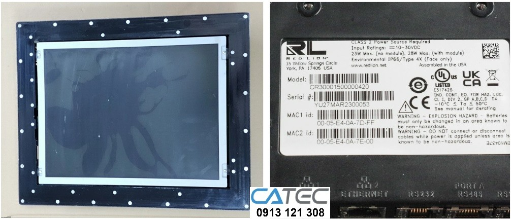 Sửa Màn Hình Red Lion Không Lên Hình, Liệt Cảm Ứng – Thay LCD HMI Red Lion Giá Tốt