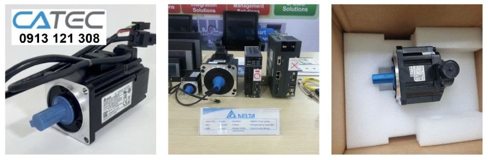 Servo Motor ECM-B3M-E21320SS1, động cơ servo Delta 2kw, 2000v/p
