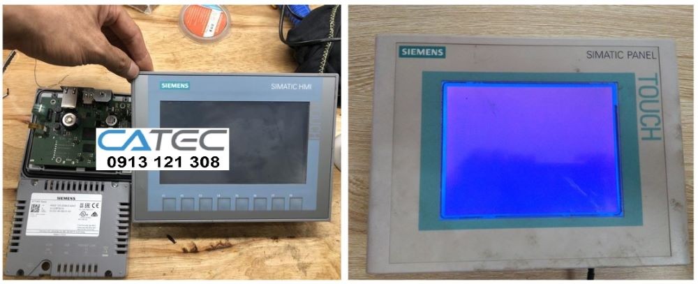 Nguyên Nhân Và Cách Sửa Màn Hình HMI Siemens Bị Loang, Mờ, LCD Bị Vỡ