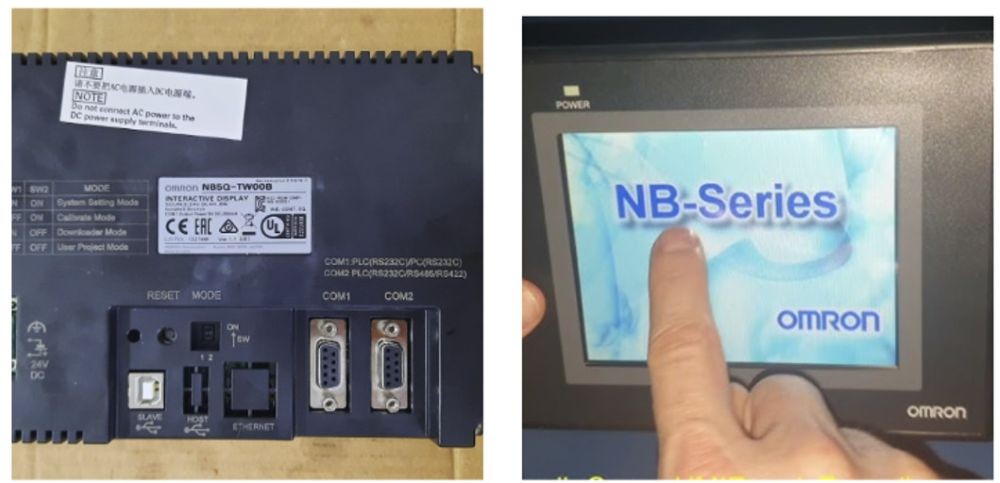 Công Ty Chuyên Sửa HMI OMRON NS5-MQ10-V2 Liệt Cảm Ứng, Hiển Thị Chập Chờn Lấy Ngay