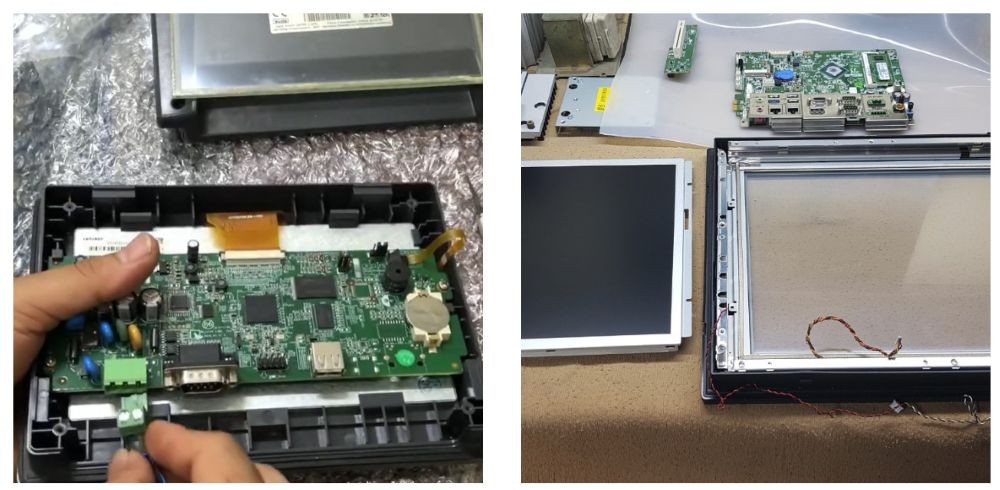 Nhận Sửa Màn Hình HMI Máy Trộn Bột Lỗi Mất Tín Hiệu Lấy Nhanh Trong Ngày