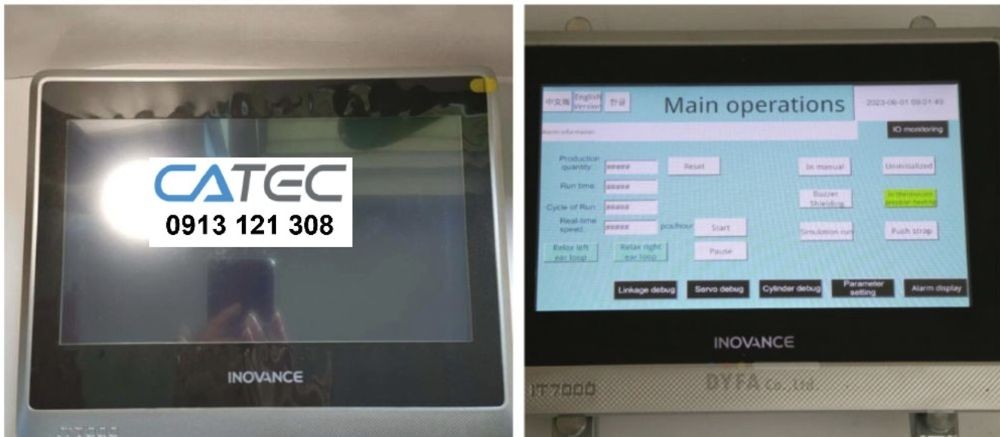 Bảo hành và sửa chữa màn hình HMI Inovance xử lí lỗi nhanh chóng toàn quốc với đội ngũ nhân viên có kĩ thuật và chuyên môn cao