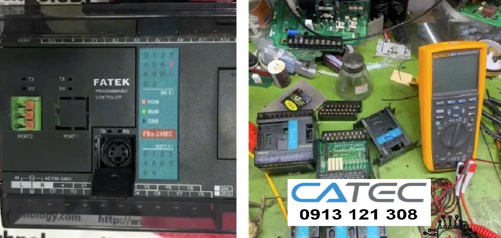 Sửa PLC Fatek Không RUN, Báo Lỗi - Kiểm Tra CPU, Nguồn Và Chương Trình PLC