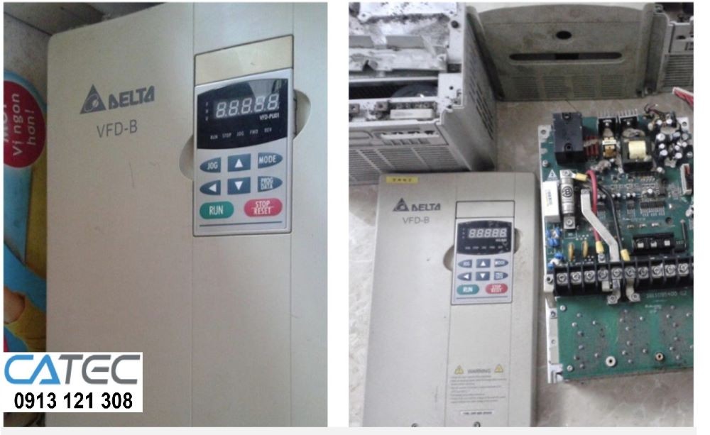 Trung tâm chuyên sửa chữa và bảo hành biến tần Delta báo lỗi