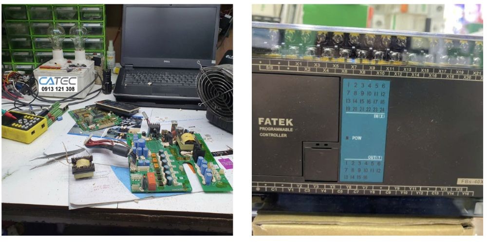Sửa chữa PLC Fatek Chập Chờn Chạy không ổn đinh, Lúc Chạy Lúc không, Không Có ngõ Ra