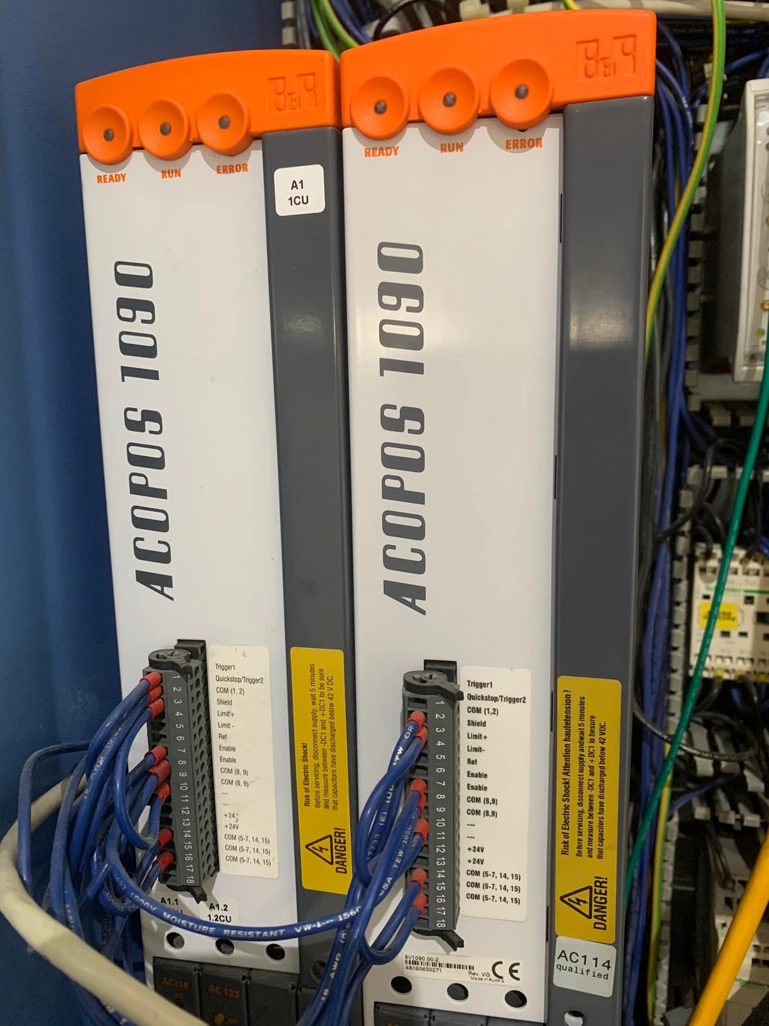 Kiểm tra và sửa chữa servo Acopos lỗi nguồn, bảo hành 6 tháng