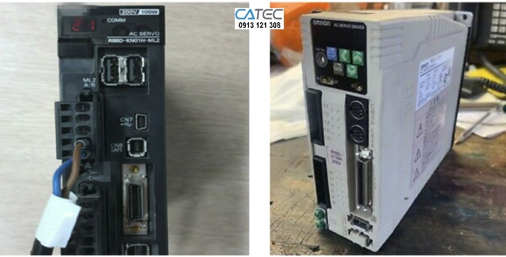 Kiểm tra và sửa chữa servo Omron lỗi nguồn, bảo hành 6 tháng