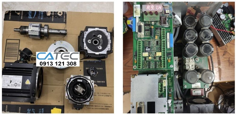 Kiểm tra và sửa chữa servo Panasonic lỗi nguồn, bảo hành 6 tháng