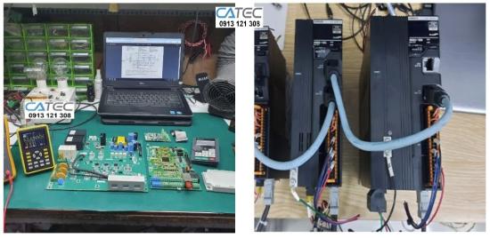 Trung tâm sửa servo Omron, thay board mạch servo Omron, thay linh kiện uy tín
