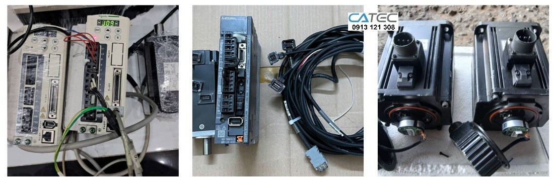 Một số hình ảnh thực Tế Servo các hãng đang được sửa chữa và bảo hành tại Catec