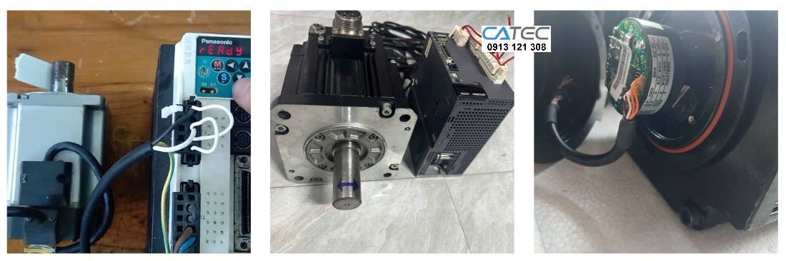 Một số hình ảnh thực Tế Servo các hãng đang được sửa chữa và bảo hành tại Catec